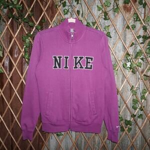 Medium - Vintage Y2K Nike zip up 00s embroider spellout zip
